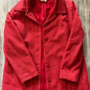 Red coldwater creek jacket